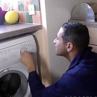 Classy milf pounded by plumber